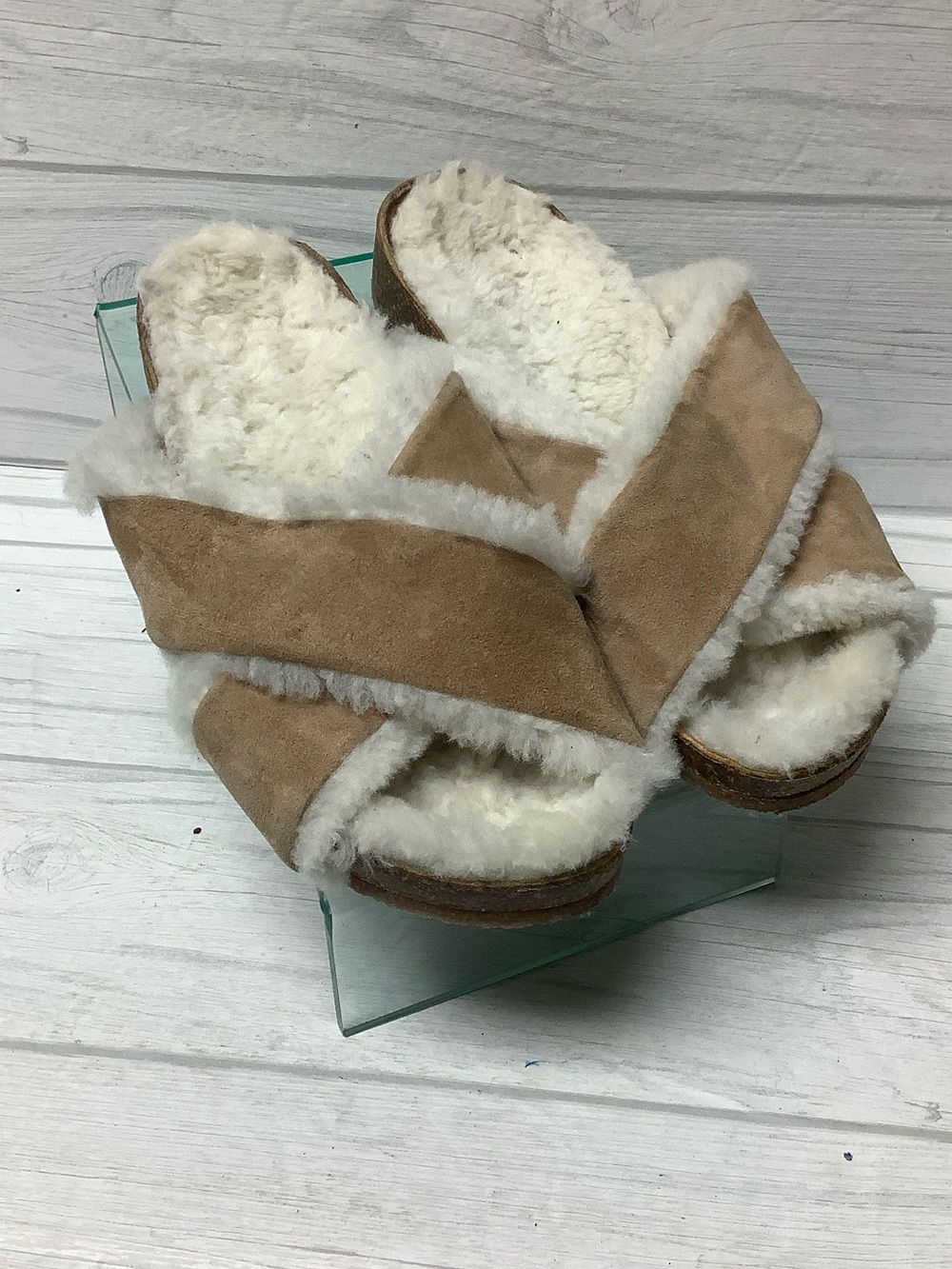 Jenni Kayne Shearling Slandals